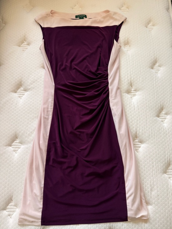Lauren Ralph Lauren Dresses & Skirts - Lauren Ralph Lauren Purple Chemise with Light Pink Panels